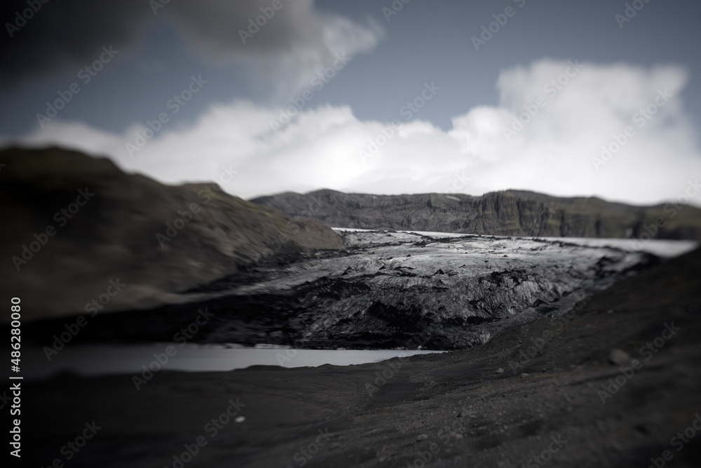 Gletscher Solheimajökull