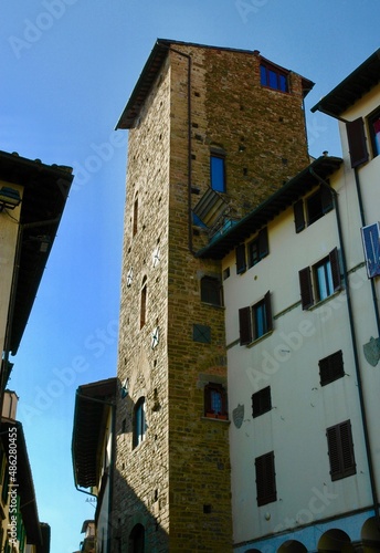 Antica torre di Corsi Donati in centro di Firenze. photo