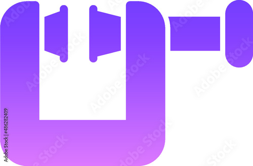 Clamp Glyph Gradient