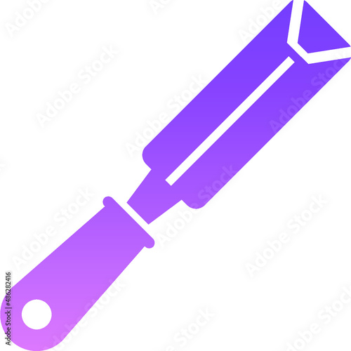 Chisel Glyph Gradient