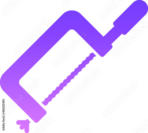 Handsaw Glyph Gradient