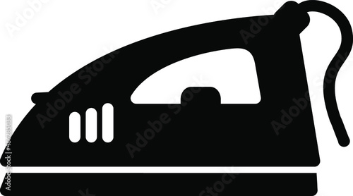 Electric Iron Glyph Icon