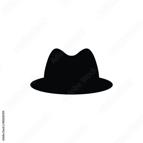 hat icon vector gentelment sign