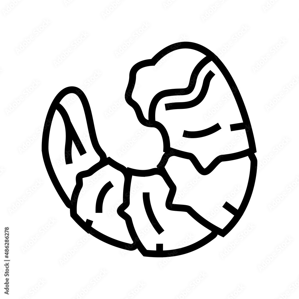 prawn seafood line icon vector. prawn seafood sign. isolated contour symbol black illustration prawn seafood line icon vector. prawn seafood sign. isolated contour symbol black illustration
