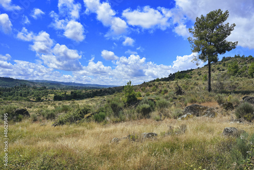 Landscape around Sortelha, Serra da Estrela, Beira Alta, Portugal