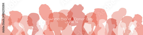 World Blood Donor Day banner.
