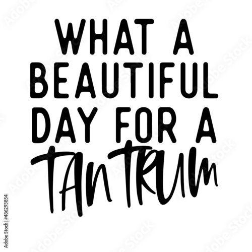 what a beautiful day for a tantrum inspirational quotes, motivational positive quotes, silhouette arts lettering design