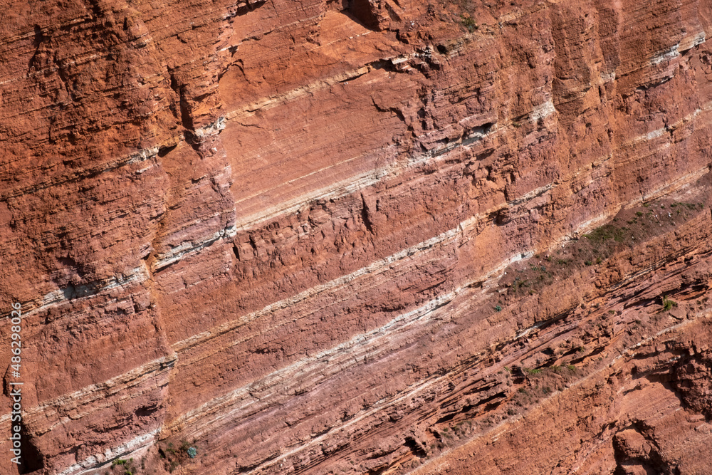 Fototapeta premium Helgoland Felsen Sandstein