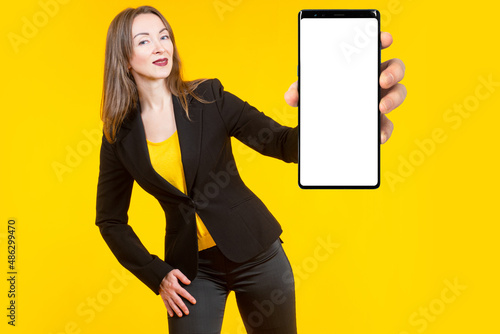 Mobile app. Successful woma...
