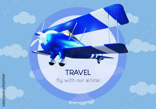 Travel fly with our airline...