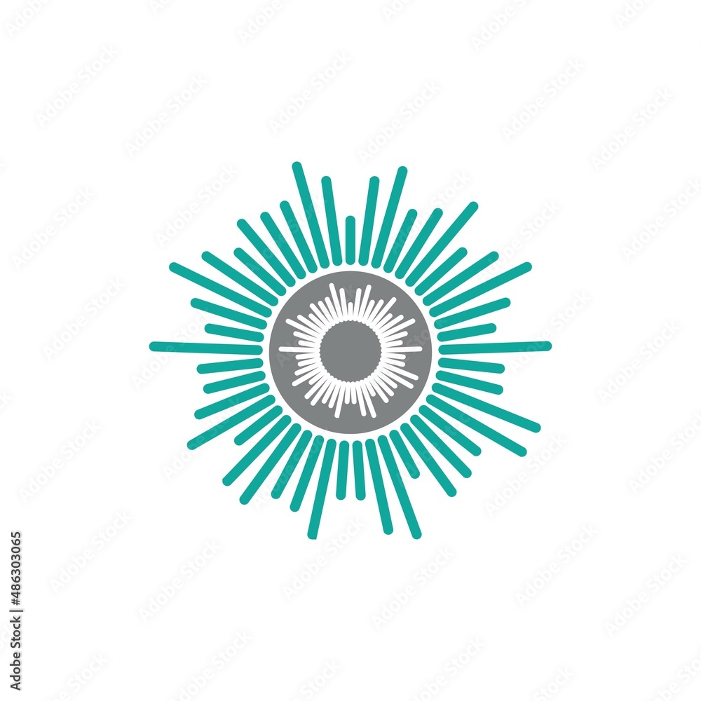 Sound waves vector illustration Sound waves vector illustration