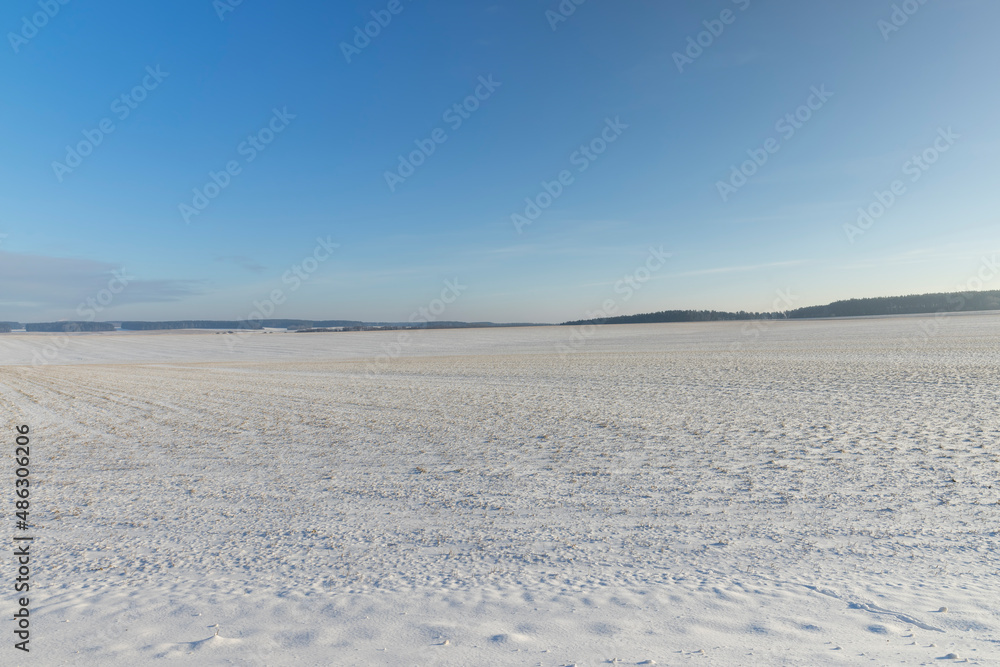 winter season with snowdrifts after snowfall winter season with snowdrifts after snowfall