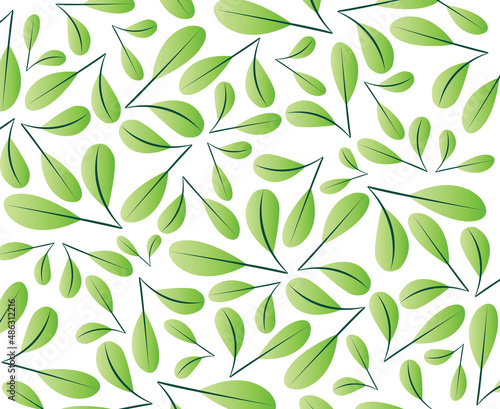 Bright green leaf pattern. suitable as background