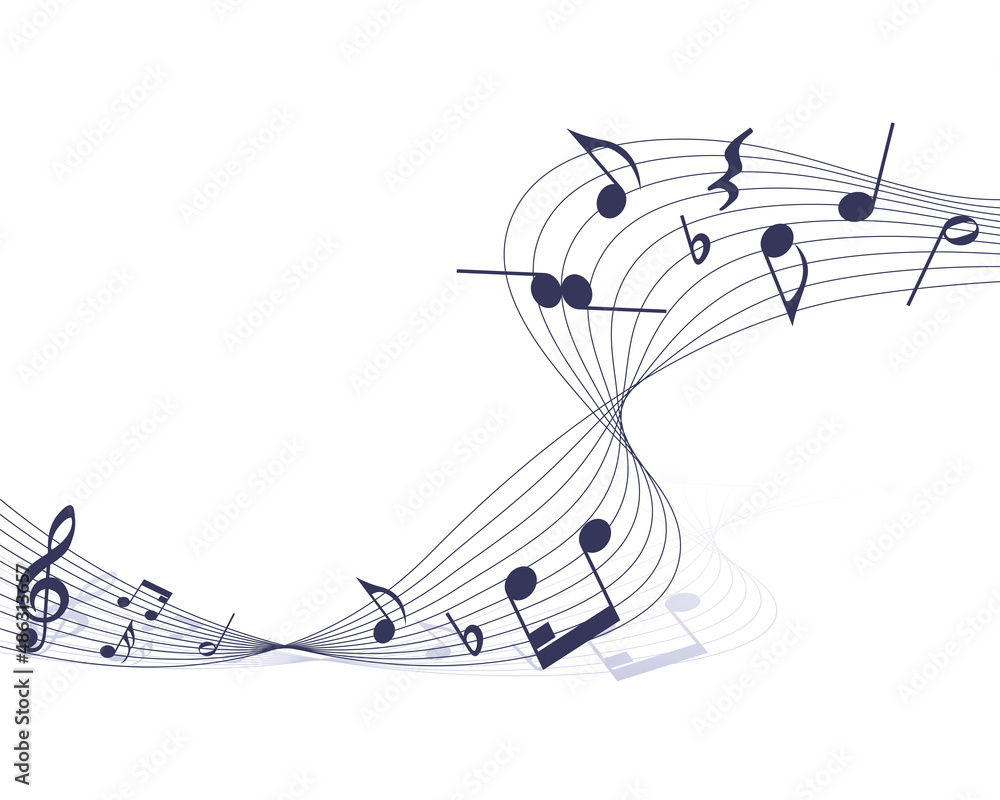 Obraz premium Very Peri Musical Design