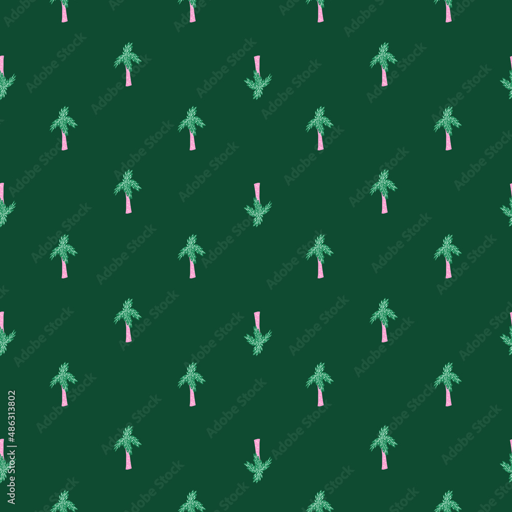 Palm tree seamless pattern. Tropical background. Palm tree seamless pattern. Tropical background.