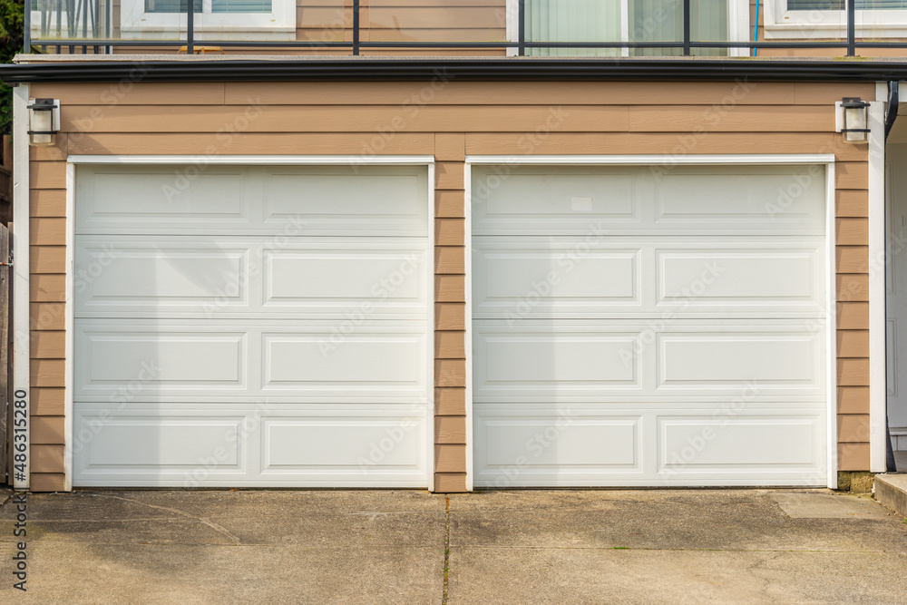 Fototapeta premium Garage door in Vancouver, Canada.