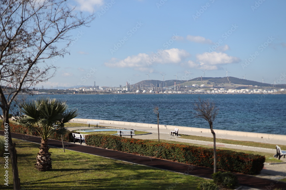 Fototapeta premium Aliaga, Izmir / Turkey