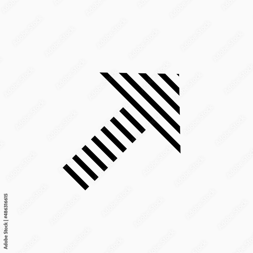 editable arrow icon with black and white style, Arrows icons. Web page and mobile application forward refresh and return symbols, modern minimal arrows