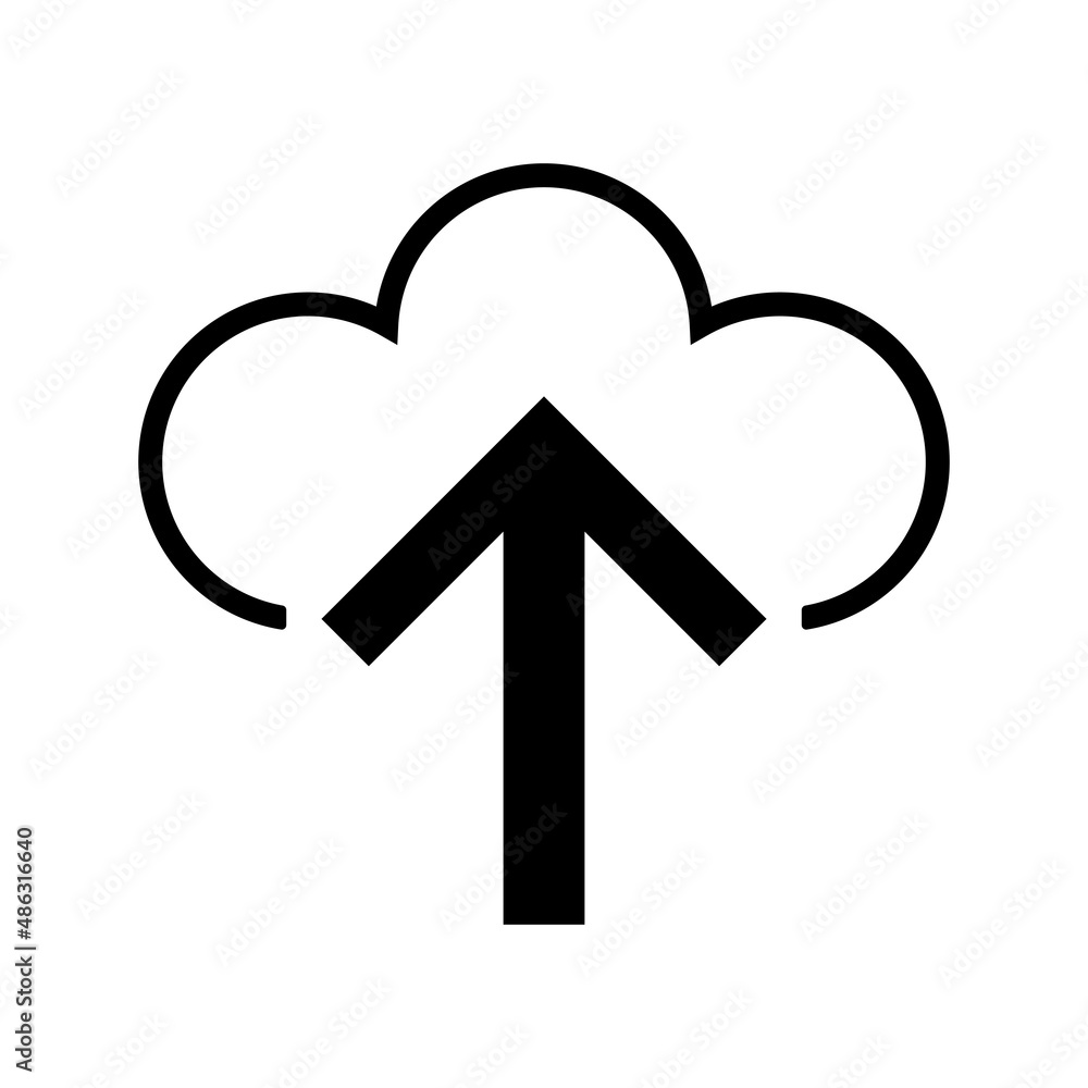 modern Upload vector icon. Modern cloud storage symbol, simple flat vector illustration for web site or mobile app modern Upload vector icon. Modern cloud storage symbol, simple flat vector illustration for web site or mobile app