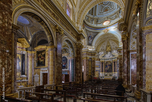 The church of S. Antonio dei Portoghesi in the Campo Marzio district of Rome