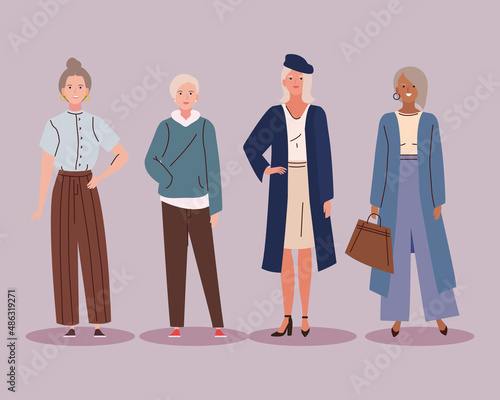 women in casual clothing