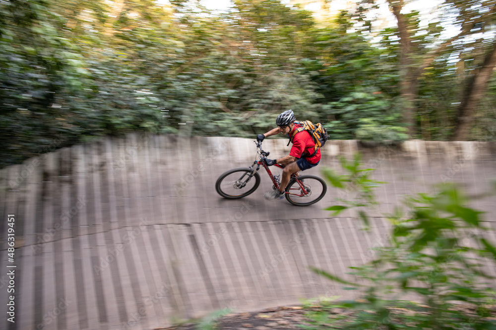 Mountain biking