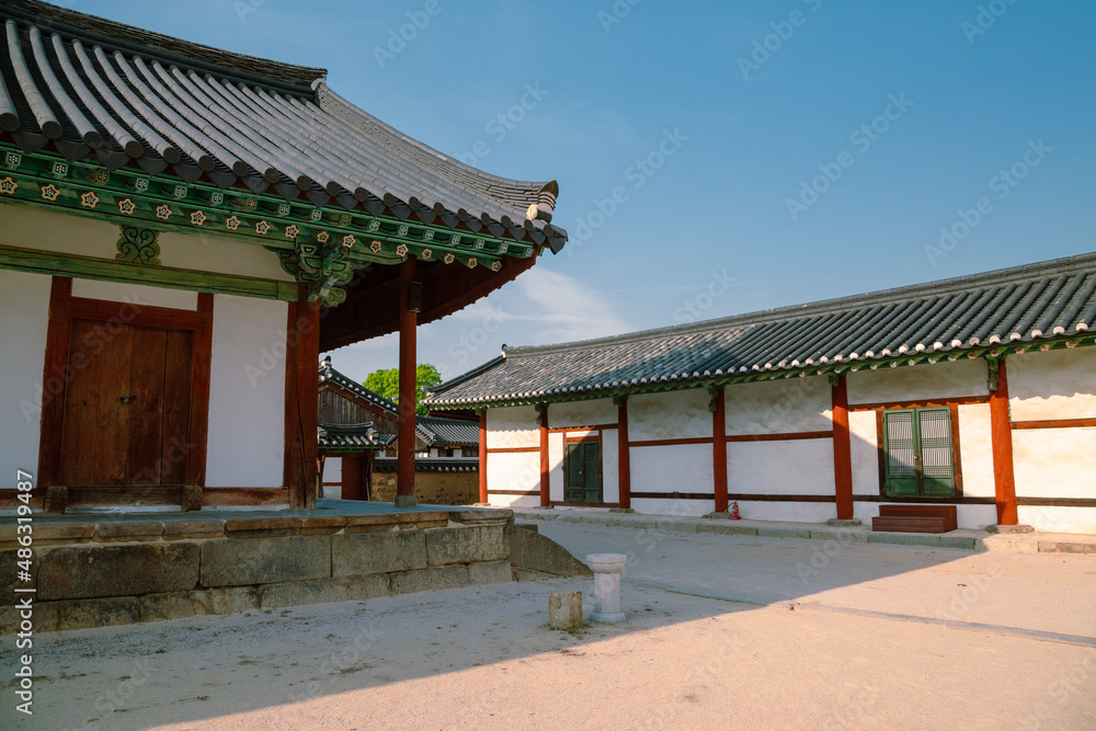 Gyochon Hanok Village, Korean traditional house in Gyeongju, Korea