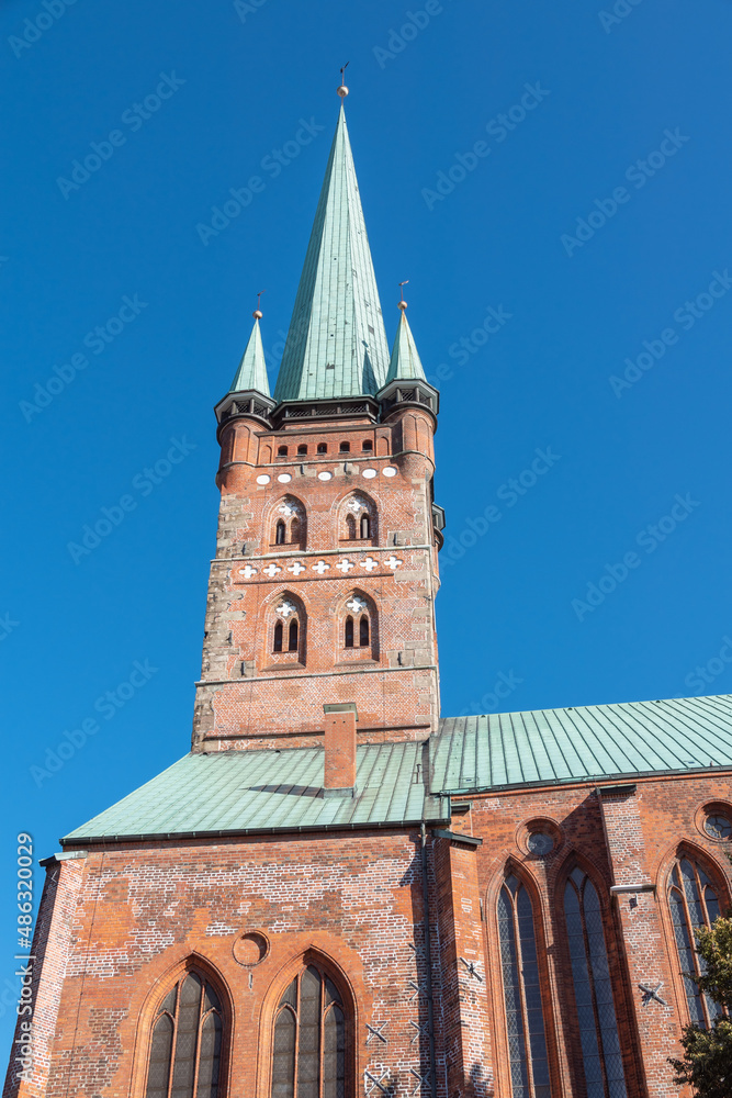 Die Kirche St. Petri in der Hansestadt Lübeck, Schleswig-Holstein