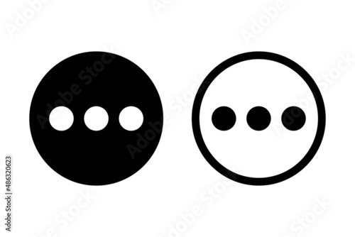 A set of icons for detail buttons. Web ui. vector.