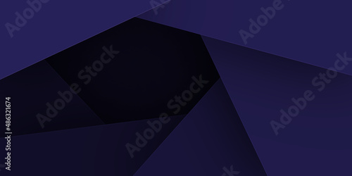Abstract dark blue elegant geometric shape triangular paper texture background. Abstract blue vector blurry triangle background design. Geometric background in Origami style with gradient.