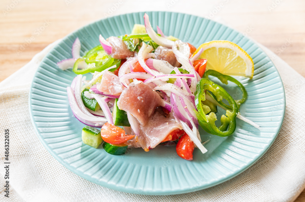 魚介のセビーチェ