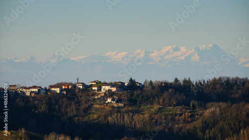 Foto scattata dal belvedere di Trisobbio (AL).