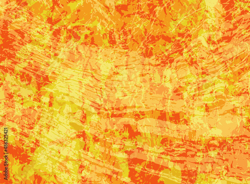 Grunge old paint vector background design. Hand painting imitation.