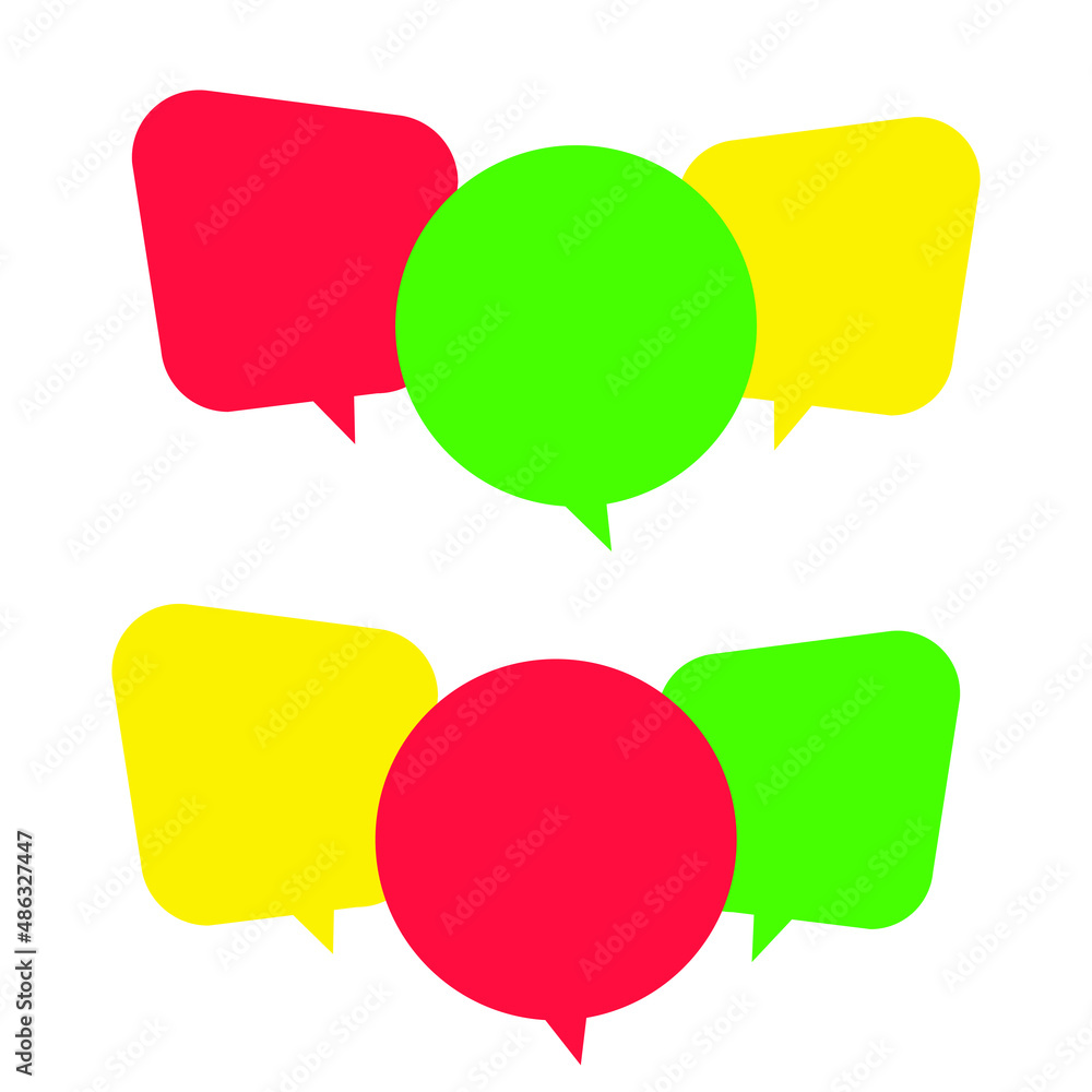 Colorful message box with question mark sign.Vector illustration ...
