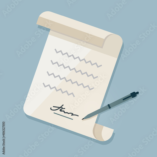 Signed Contract Agreement