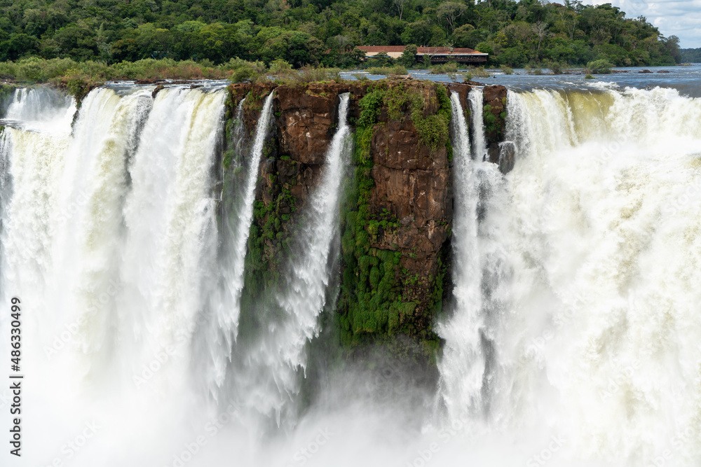 Argentina, the amazing Water Falls of Iguazu, seen from above and from the Argentinian side. The parts name is Argentina, the amazing Water Falls of Iguazu, seen from above and from the Argentinian side. The parts name is