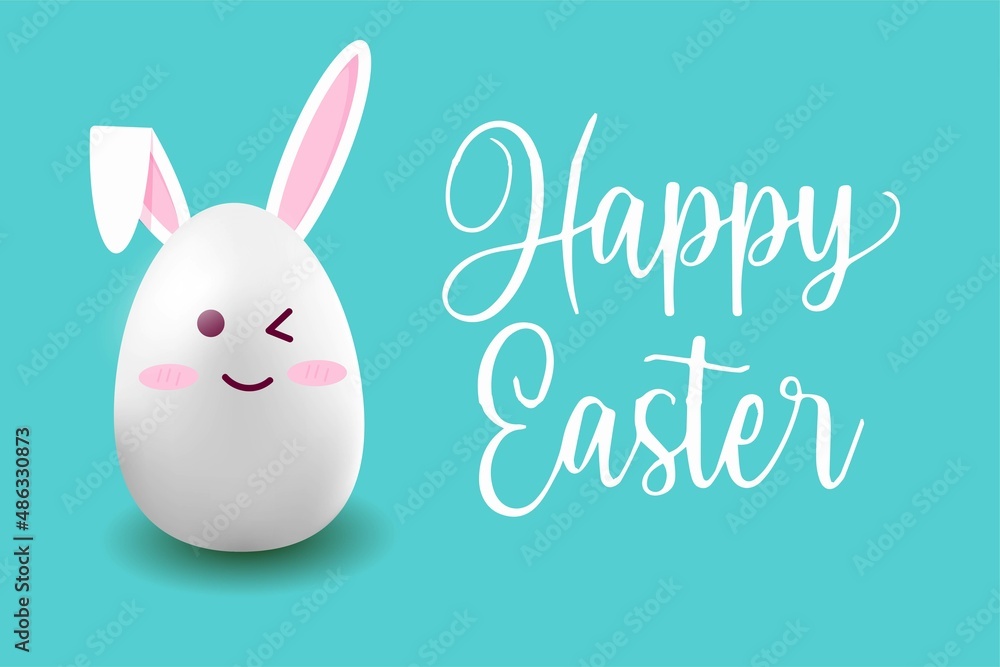 Easter egg, easter Bunny. Vector illustration. Easter egg, easter Bunny. Vector illustration.