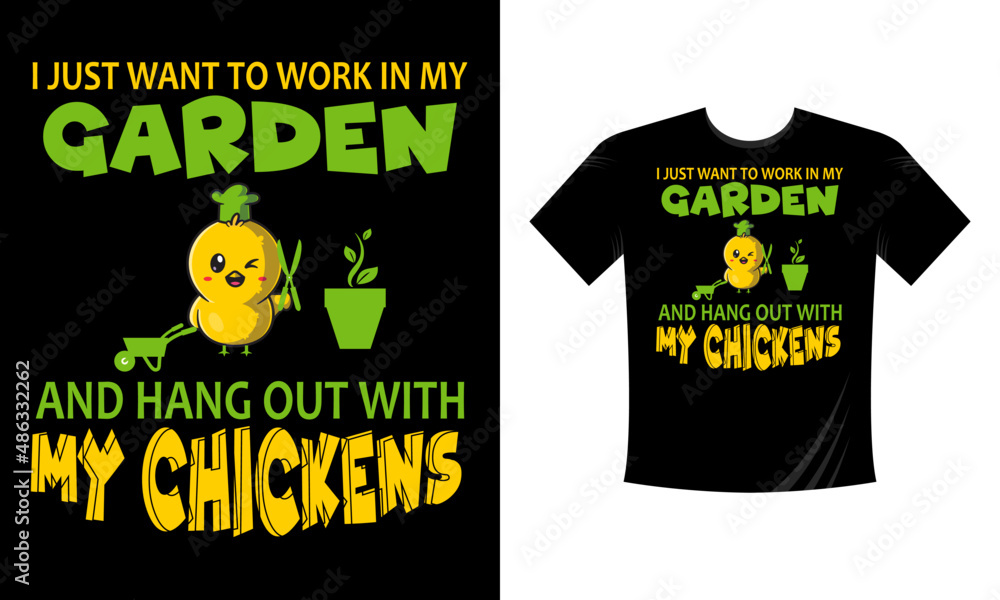 Gardening and chicken vector t-shirt design Mother clockers. Chicken Typography T-shirt. Gardening and chicken vector t-shirt design Mother clockers. Chicken Typography T-shirt.