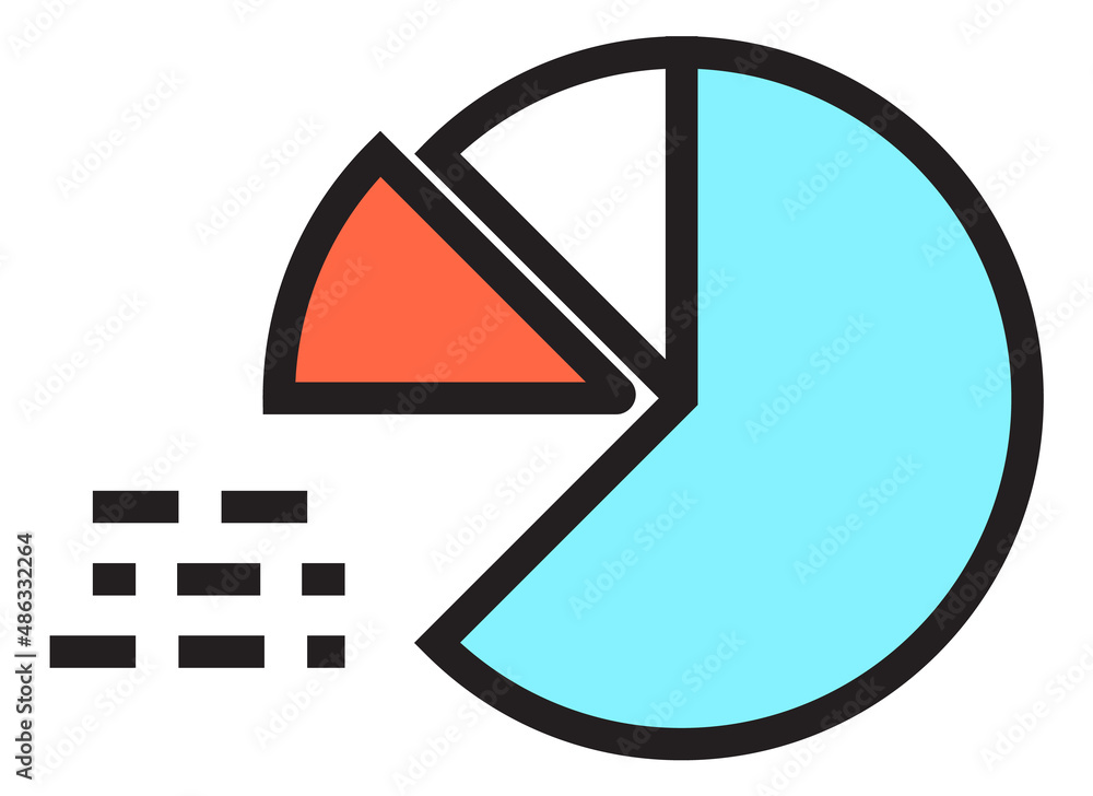 Pie chart icon. Statistic diagram symbol. Infographic sign Pie chart icon. Statistic diagram symbol. Infographic sign