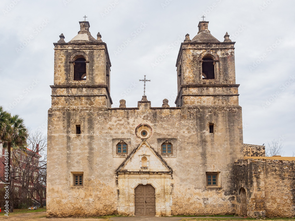 Overcast view of the Mission Concepcion