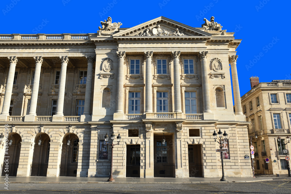 Palais de la Marine à Paris. France
