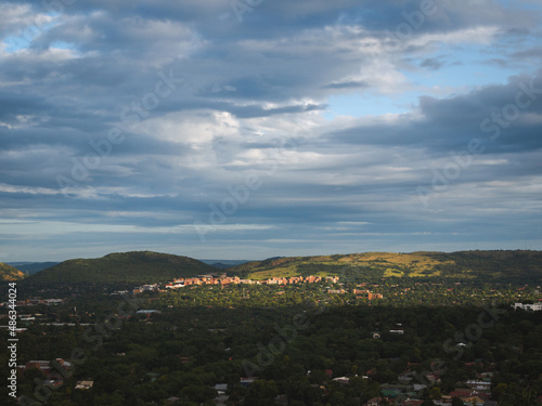 Panorama of Pretoria in the valley
