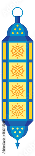 Eastern holiday decoration. Festival lantern in traditional turkish style