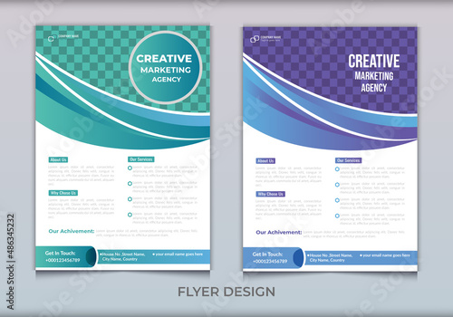 Creative corporate flyer design