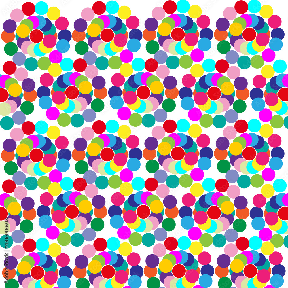 Fondo con círculos de colores variados. Fondo con círculos de colores variados.