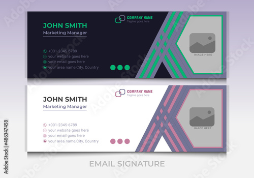 creative email signature template