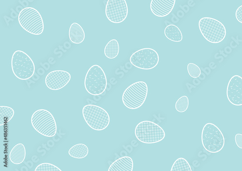 light easter eggs pattern background