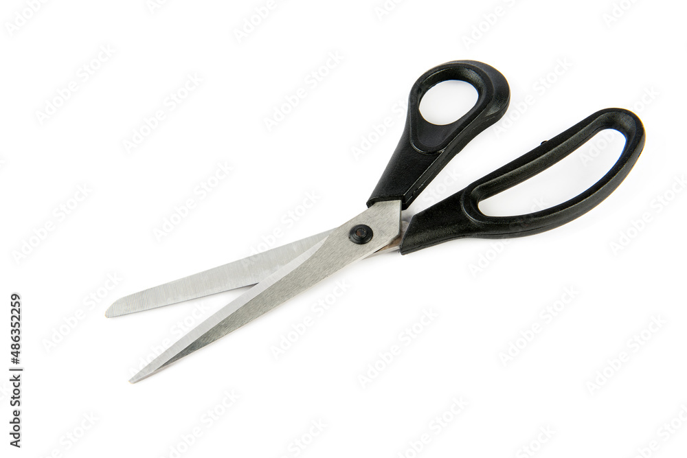 Pair of scissors isolated on white background. Pair of scissors isolated on white background.