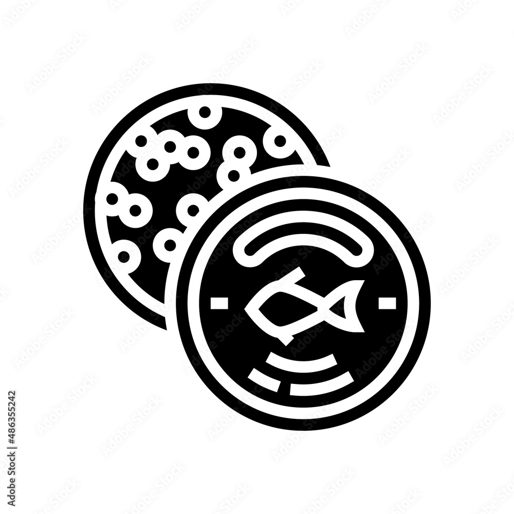 caviar seafood glyph icon vector. caviar seafood sign. isolated contour symbol black illustration caviar seafood glyph icon vector. caviar seafood sign. isolated contour symbol black illustration