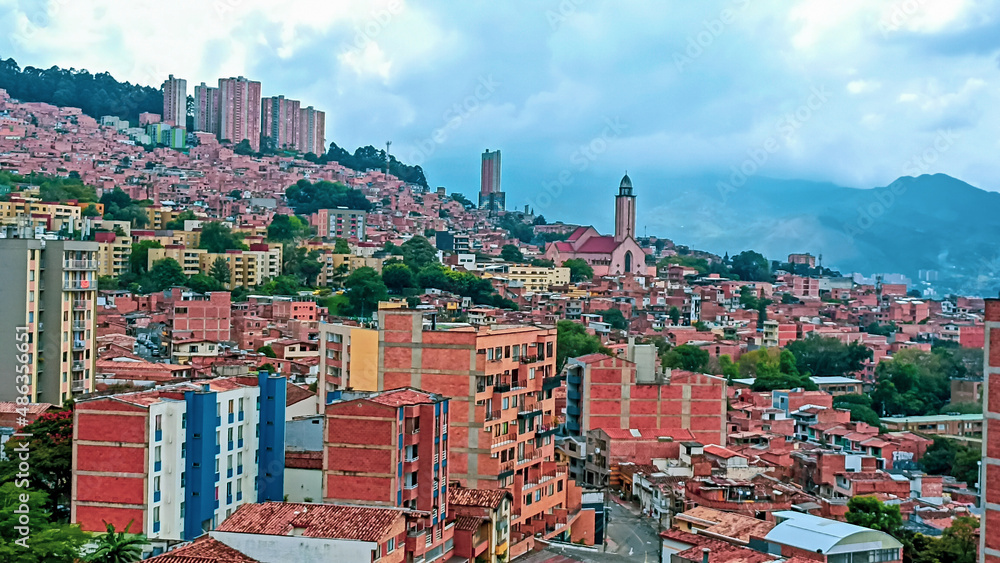 Naklejka premium ANTIOQUIA COLOMBIA PAISAJE